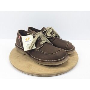 Duck Feet Shoes Brown Leather Derby Mens 9 Boat Handcrafted Danish EU 42